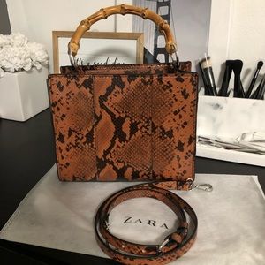 Zara Snake Print Bag
